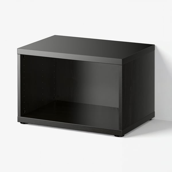 BESTÅ Frame, black-brown, 60x40x38 cm