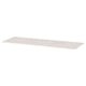 Light grey BESTÅ top panel, rectangular, melamine and particleboard, stylish concrete effect.