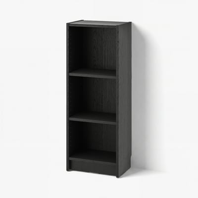 BILLY Bookcase, black oak effect, 40x28x106 cm