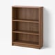 BILLY Bookcase, brown walnut effect, 80x28x106 cm