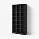 BILLY Bookcase comb with extension units, black oak effect, 120x28x237 cm