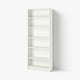 BILLY Bookcase, white, 80x28x202 cm