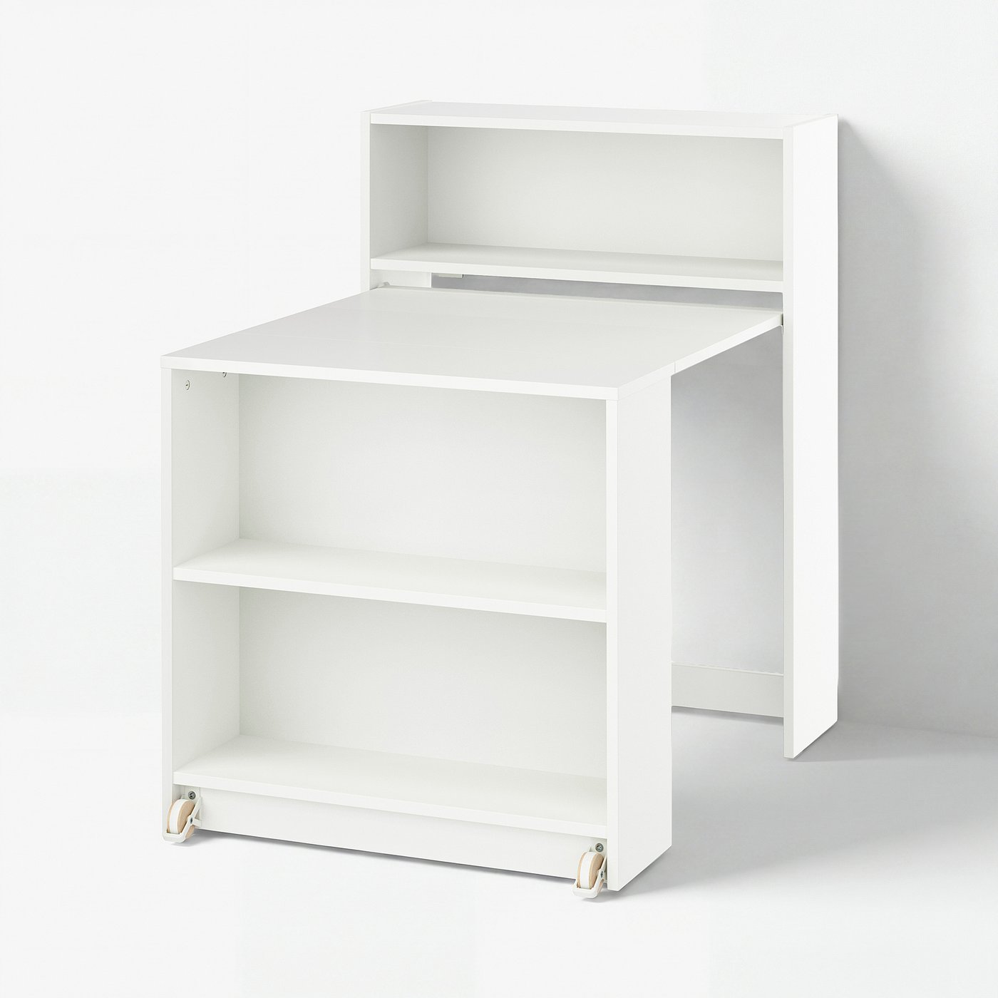 BILLY bookcase with foldable table