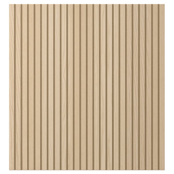 BJÖRKÖVIKEN Door, ash veneer, 60x64 cm