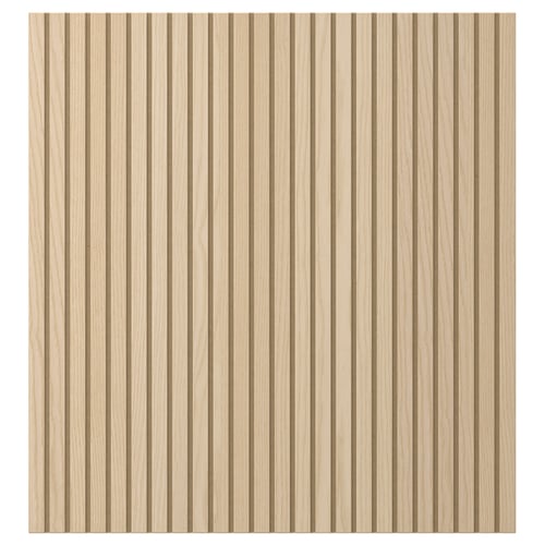 BJÖRKÖVIKEN Door, ash veneer, 60x64 cm