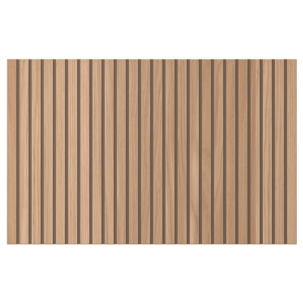 BJÖRKÖVIKEN Door/drawer front, oak veneer, 60x38 cm