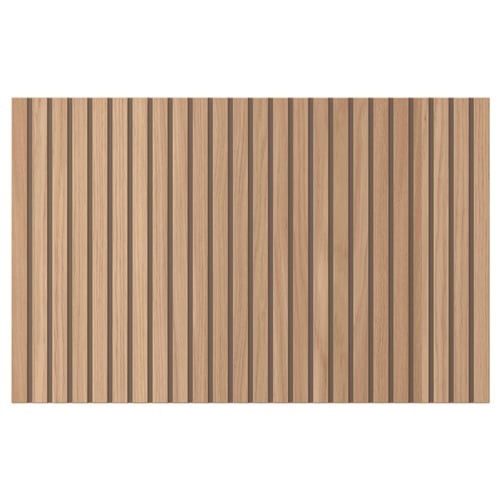 BJÖRKÖVIKEN Door/drawer front, oak veneer, 60x38 cm