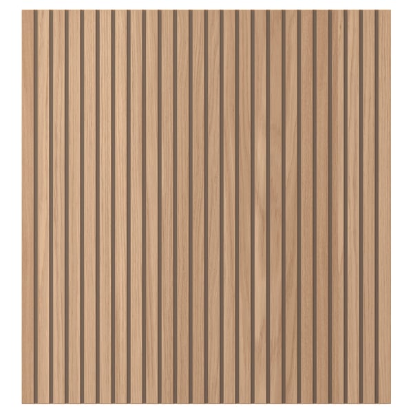BJÖRKÖVIKEN Door, oak veneer, 60x64 cm