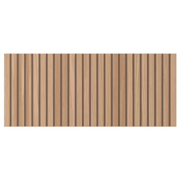 BJÖRKÖVIKEN Drawer front, oak veneer, 60x26 cm