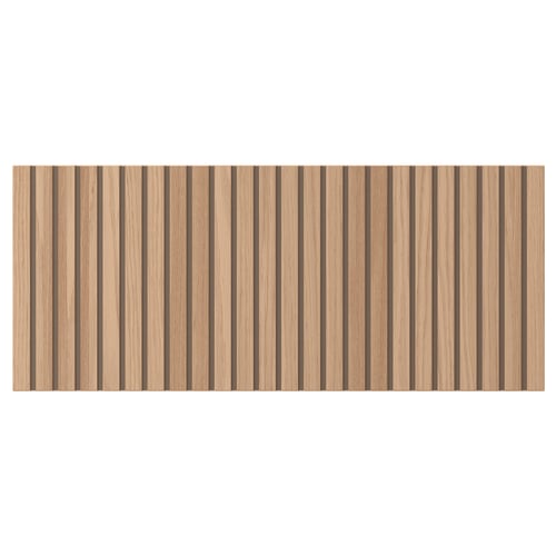 BJÖRKÖVIKEN Drawer front, oak veneer, 60x26 cm
