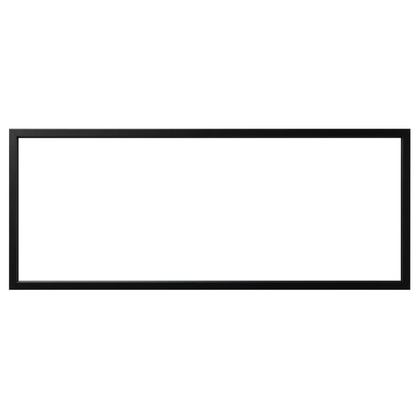 Black bjorksta picture frame - aluminum, rectangular, sleek design.