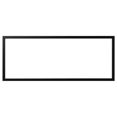 Black bjorksta picture frame - aluminum, rectangular, sleek design.