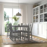 BLÅLJUS Rug, flatwoven, handwoven natural/grey/brown check, 200x300 cm