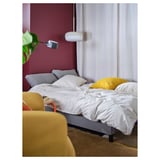 BLÅSVERK Pendant lamp, beige, 37 cm