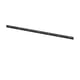 A BOAXEL mounting rail in dark gray, designed for easy wall installation of storage systems.