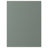 BODARP: grey-green cabinet door, rectangle, made from recycled plastic.