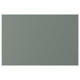 BODARP kitchen panel in grey-green with recycled pet foil, rectangular, modern design.
