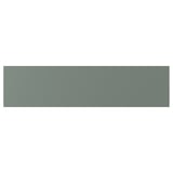 BODARP: modern, grey-green, rectangular kitchen cabinets made from recycled pet bottles.