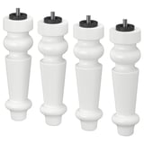 Four angled wooden legs with top screws.