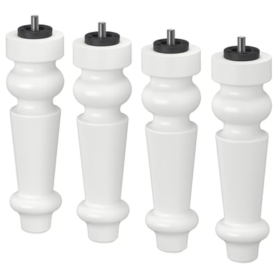 Four angled wooden legs with top screws.