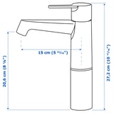 Illustration with measurements for the product: BROGRUND.