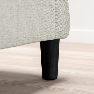BRYNILEN Leg, black, 12.5 cm
