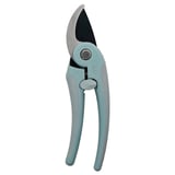 BRYTBÖNA secateurs, teal, steel blades, silicone grip, safety lock.