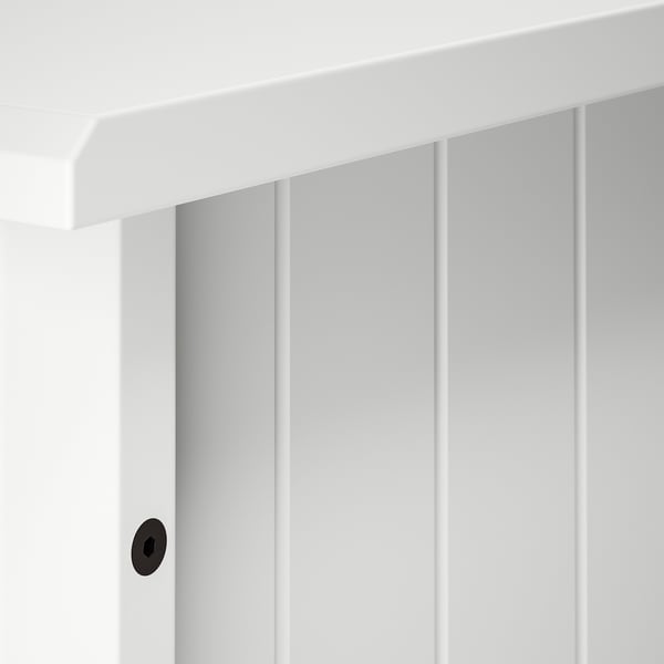 BRYTNING Desk with add-on unit, white, 85x53 cm