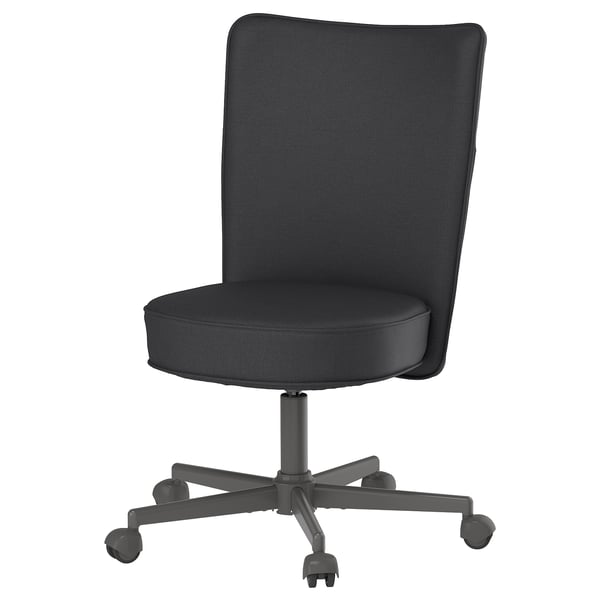 BRYTNING Swivel chair, Naggen dark grey
