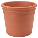 Empty terracotta planter.