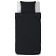 Option: Black DVALA bedding set, 100% cotton, rectangular.