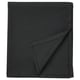 Dark gray folded DVALA cotton bedsheet, neatly presented, square-shaped.