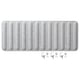EILIF Screen for desk, grey, 120x48 cm