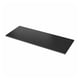 Black EKBACKEN laminate worktop, rectangular shape, sleek design, sturdy material.