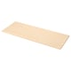Light wood-colored rectangular EKBACKEN worktop.
