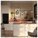 EKBACKEN Custom made worktop, terracotta effect/laminate, 63.6-125x2.8 cm