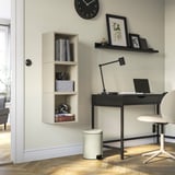 EKET Wall-mounted cabinet combination, beige, 70x25x105 cm