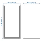 Illustration with measurements for the product: EKET.