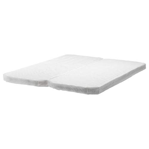 ENGAVÅGEN mattress topper, white, felt and steel, rectangular, simple.