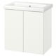 ENHET / TVÄLLEN Wash-stnd w doors/wash-basin, white, 64x43x65 cm