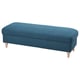 ESSEBODA bench, blue, fabric, rectangular, storage.