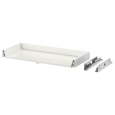 EXCEPTIONELL drawer set: white, modern minimalist design. Self-closing with push-to-open feature.