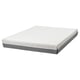 A white FÄGERÅSEN mattress by IKEA, featuring a rectangular shape and a grey bottom edge. It has a pocket spring core for support and comfort.