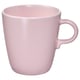 Option: A single, light pink, round FÄRGKLAR mug with a simple handle.