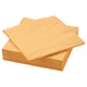 Option: A stack of yellow FANTASTISK napkins, rectangular, with a textured pattern.