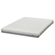 A FEMTÅSEN mattress in white. It pocket springs for support and comfort. The mattress is rectangular and has a simple, clean design.