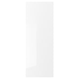 FÖRBÄTTRA cabinet with glossy white foil, particle board core, rectangle shape, practical and stylish design.