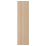 FORSAND: light wood-colored door, rectangular, wood grain texture, hinged on both sides, with a smooth finish.