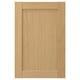 Option: Image shows a single light oak FORSBACKA cabinet door with a classic beveled frame design.