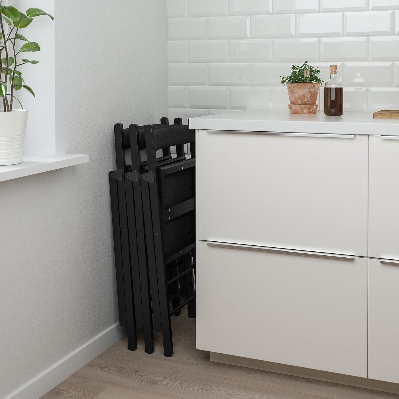 IKEA FRÖSVI フロースヴィ 折りたたみチェア 2脚セット FRÖSVI folding chair, brown - IKEA US